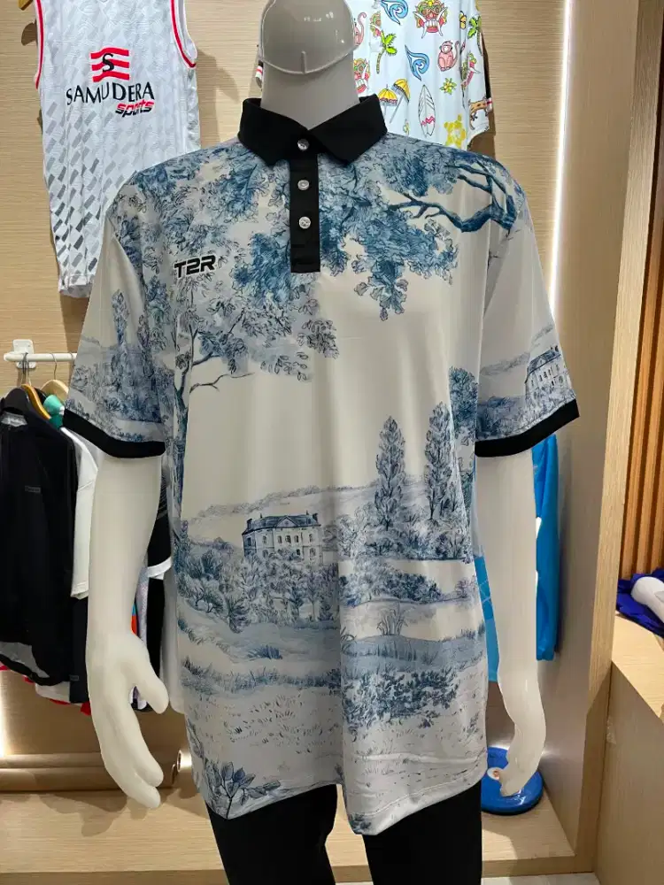 Custom jersey golf. Bisa custom design dan logo