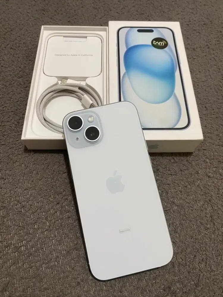 Di Jual  Iphone 15 128 GB iBox Blue Garansi ON Juni 2027
