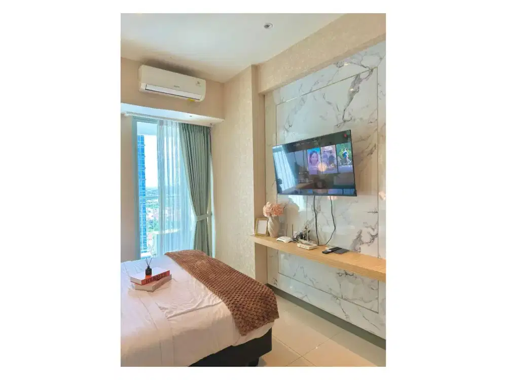DIJUAL 595 jt APARTEMEN ANDERSON studioSEMI FURNISH INTERIOR lantai 6