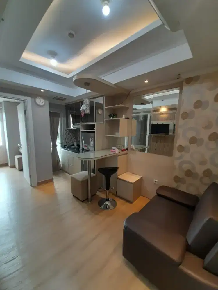 DISEWAKAN FULLY FURNISHED BARU RENOVASI APARTEMEN GREENLAKE 2BR RAPIH