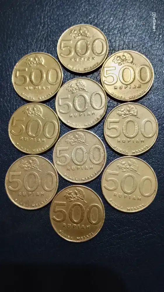 Uang Koin Melati 500 Tahun 1997.