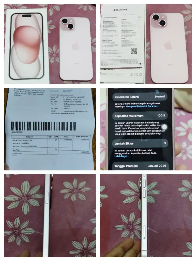 Iphone 15 basic pink 128
