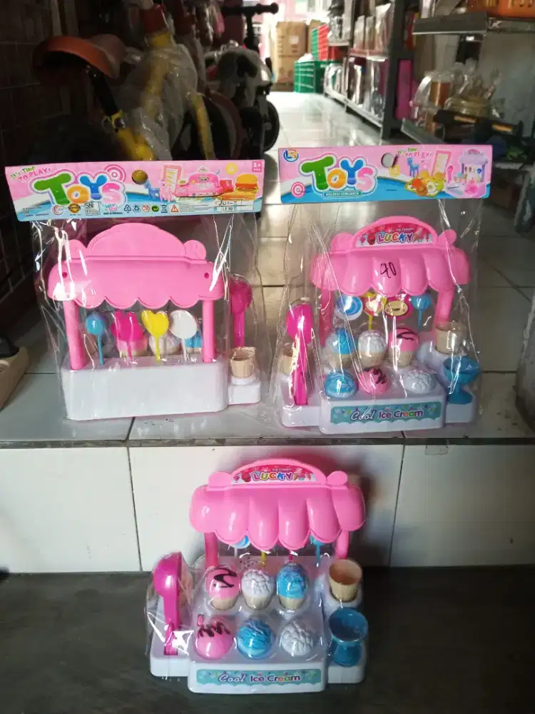 Mainan Anak Mesin Ice cream Baterai