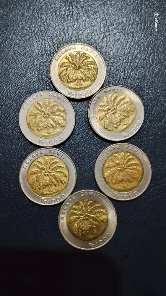 Coin Kuno Kelapa Sawit Satu Set Lengkap
