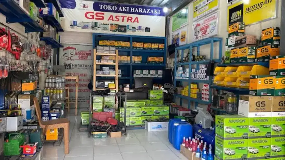 Aki Baru Garansi 1th Free Ongkir SBY SDA harga Murah 450-1jtan