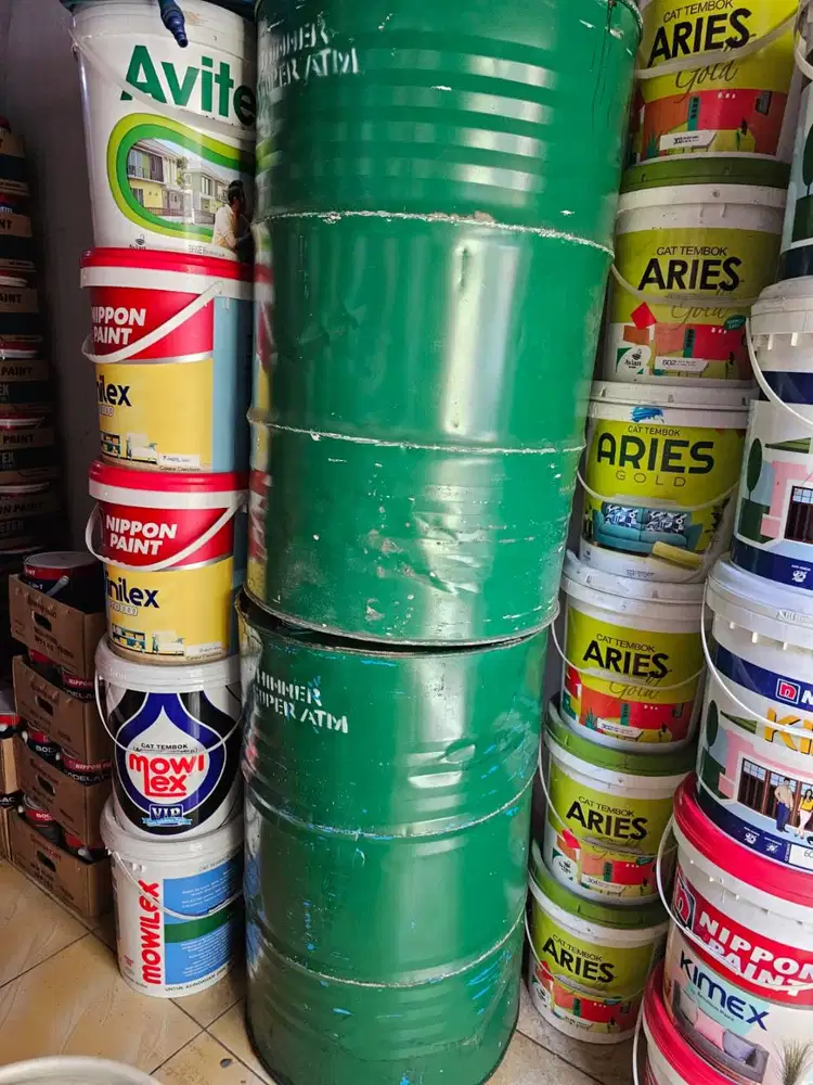 Drum bekas thinner 200liter