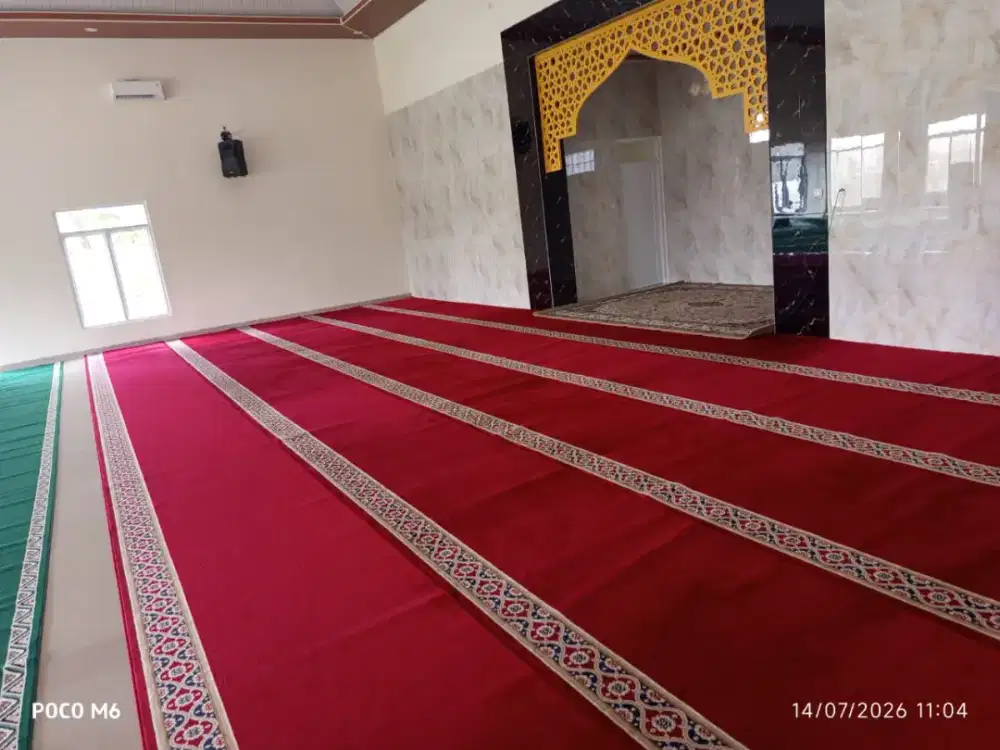 Jual Karpet Masjid Tipe Clasic (11 mm) Lokal | Gratis Pemasangan