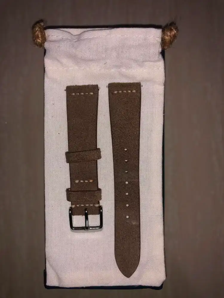 HNMD Buffalo Suede Taupe Leather Strap jubilee oyster
