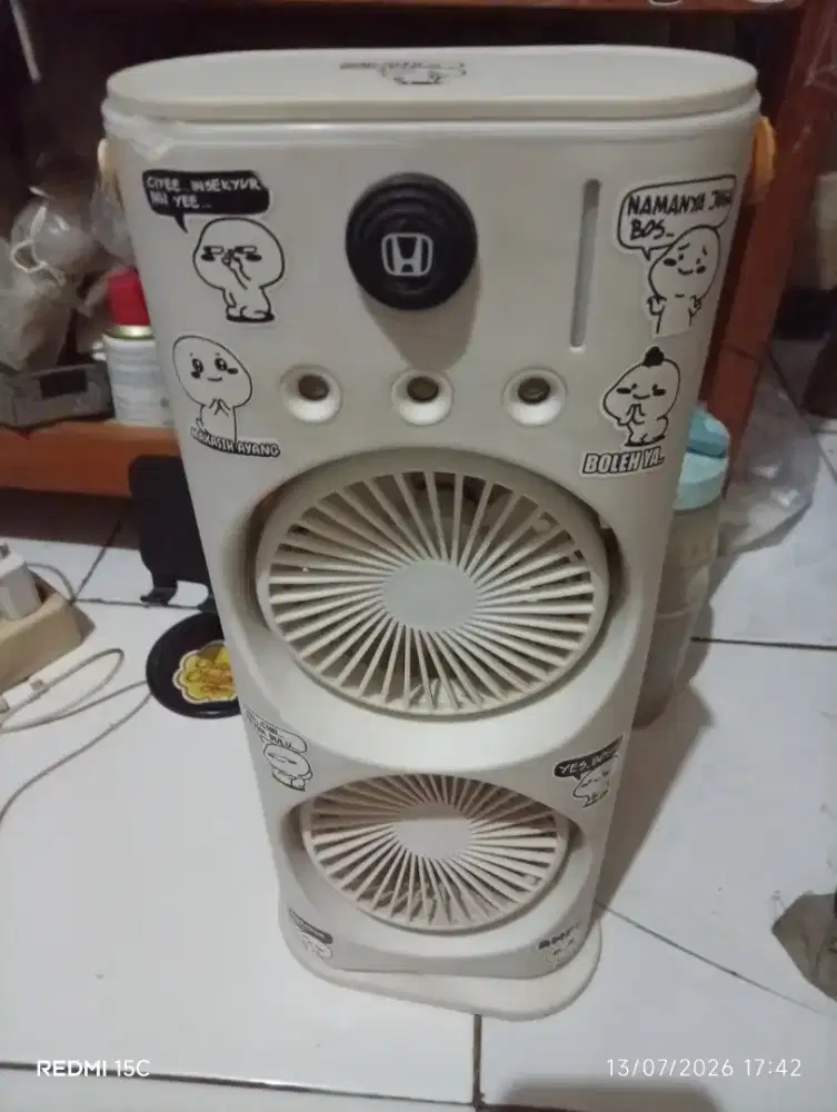 Kipas Angin Mini Fan Ganda Air Cooler isi Air Es