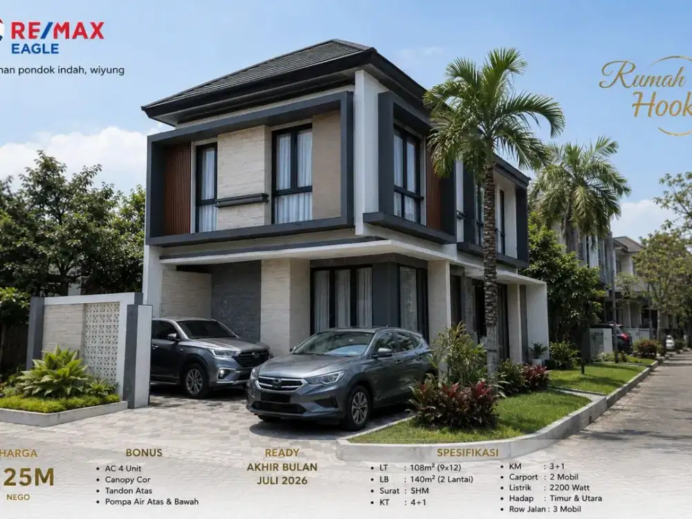 Dijual Rumah Taman Pondok Indah Wiyung