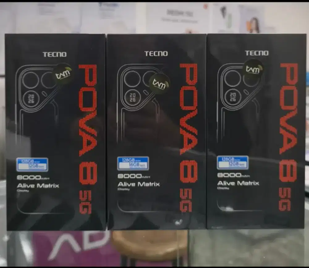 Tecno Pova 8 6/128 - 8/128 - 8/256 BNIB Garansi Resmi Indonesia