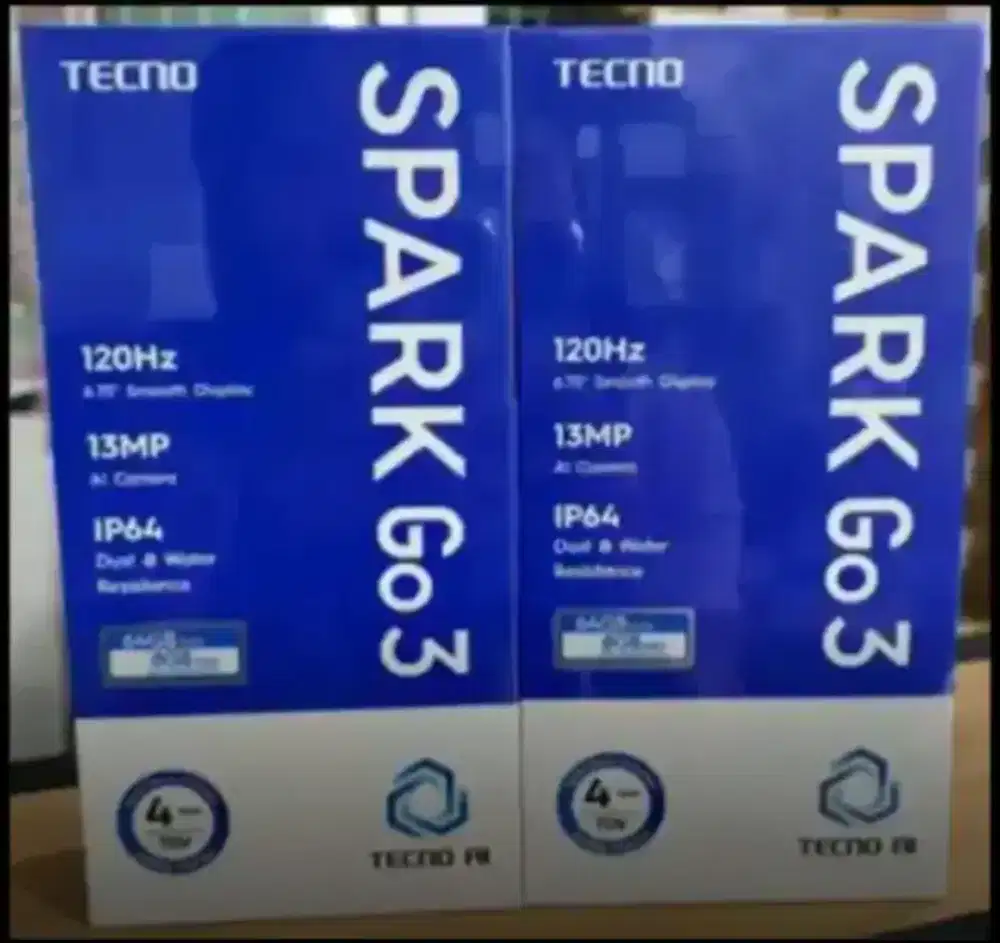 Tecno Spark Go 3 4/64 - 4/128 BNIB Garansi Resmi Indonesia
