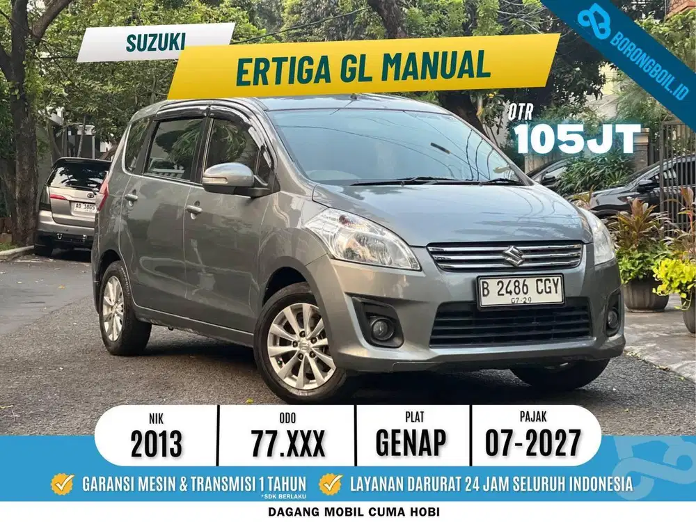 LOW KM!!ERTIGA 1.4 GL MANUAL 2013 SIAP PAKAI