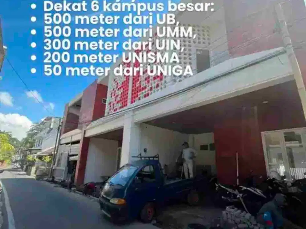 kos ready stock di tengah2 semua kampus malang, bisa inhouse 1 tahun tanpa bunga, full furniture