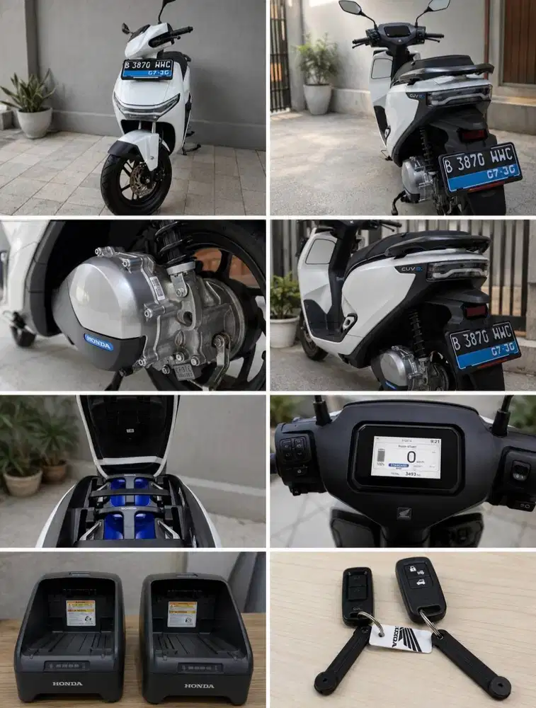 Motor Listrik Honda CUV e: 2025 KM 3rb FREE 2 Baterai + 2 Charger