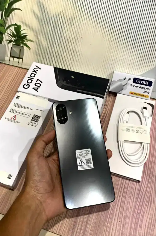Samsung a07 6/128gb fulset ori garansi