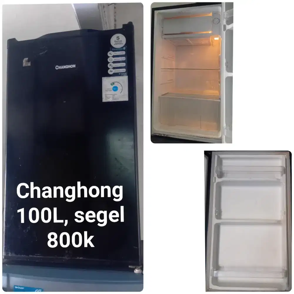 Kulkas CHANGHONG bekas bergaransi