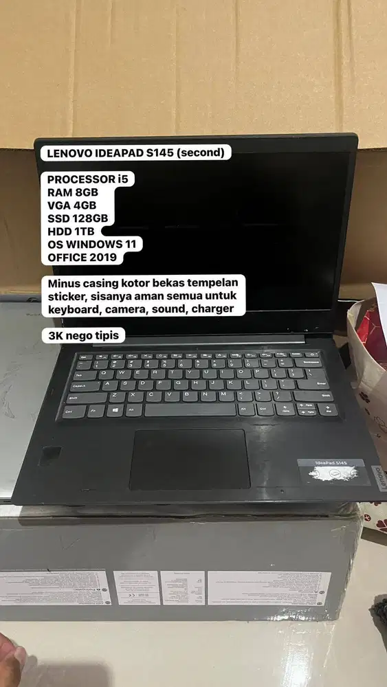 Laptop Lenovo Ideapad S145