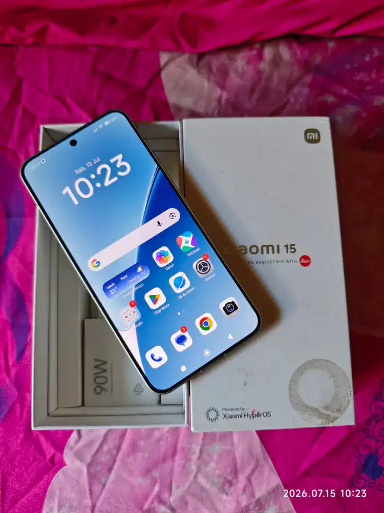 Xiaomi 15 12/256 Fullset ori segel mulus no minus garansi 2027