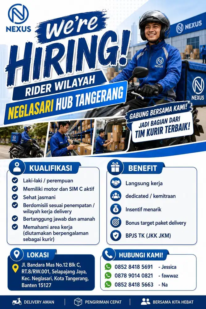 LOKER KURIR TANGERANG