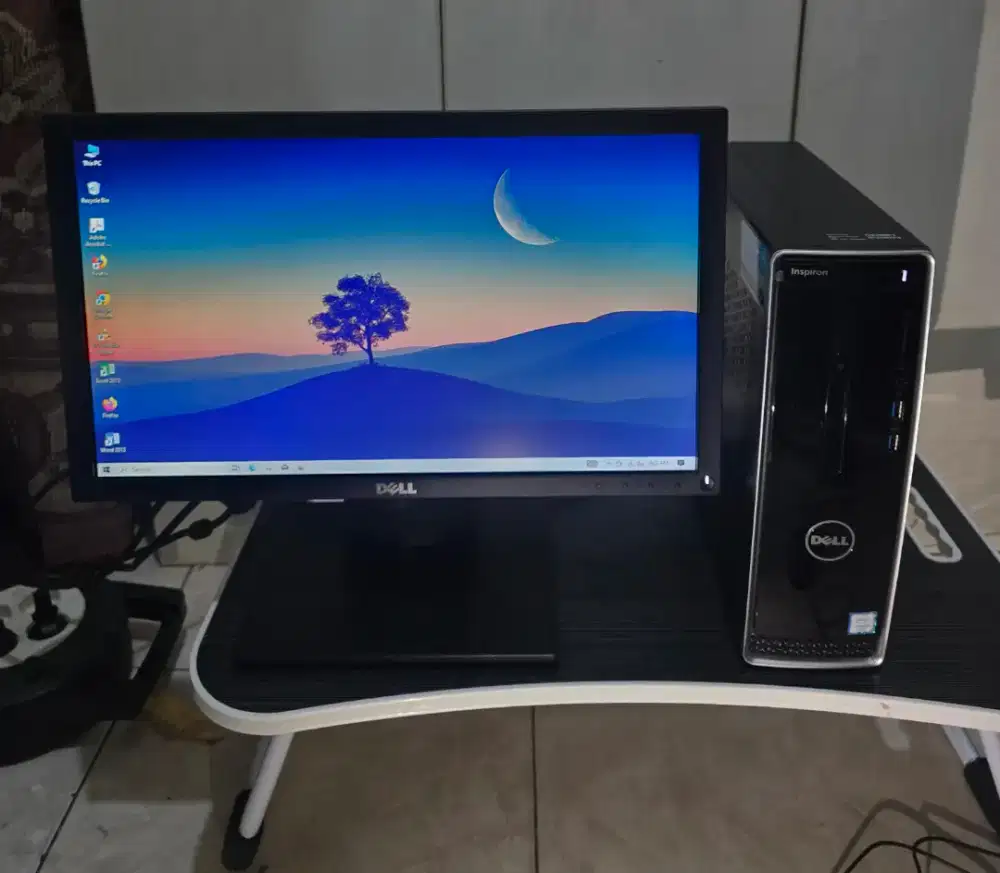 Komputer DELL core i5 gen6 satu set siap pakai