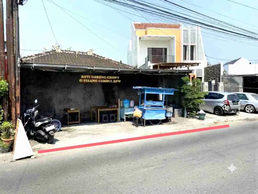 tanah pinggir jalan raya Gentan harga bawah pasar