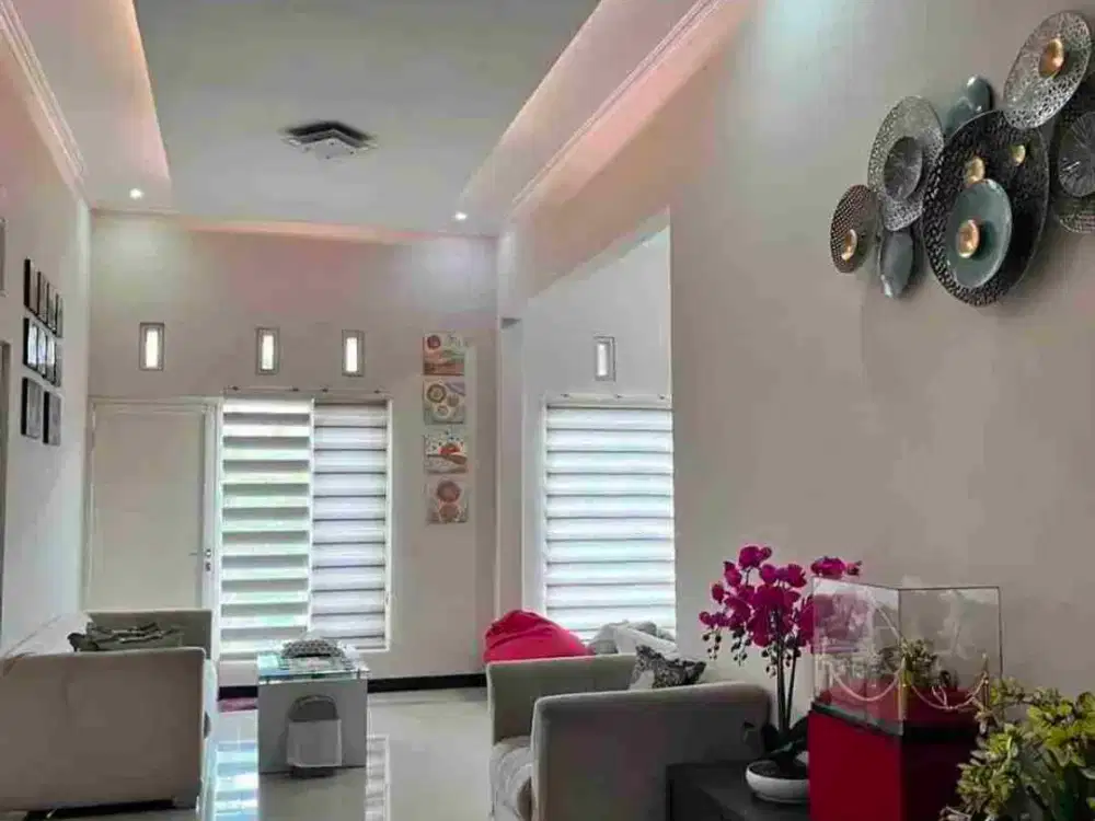 rumah cantik + furniture di sawojajar selat sunda kondisi bagus siap huni di malang kota dekat mall, spbu dan jalan tol