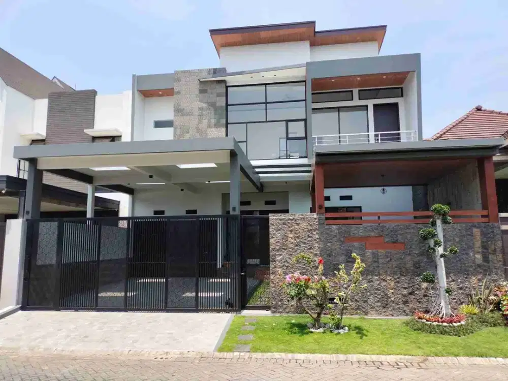 rumah mewah araya bangunan baru jadi berkualitas dan lingkungan istimewa di araya blok golf