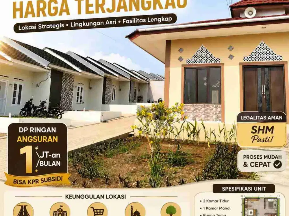 Hunian Asri, Aman, dan Siap Huni