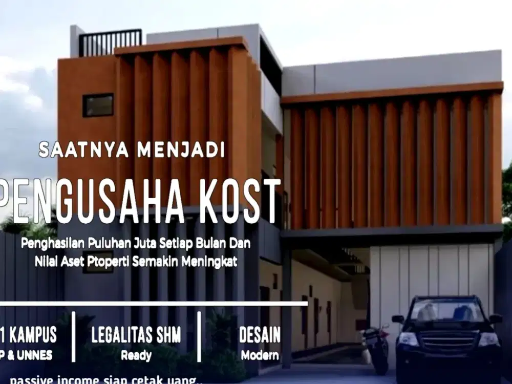 MURAH POL,20 KAMAR,SHM,SIAP JADI JURAGAN KOST RING 1 UNDIP SEMARANG