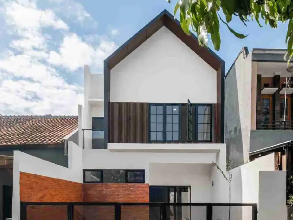 rumah baru modern tropis komplek antapani dekat griya