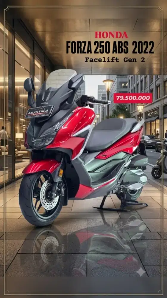 READY‼️ HONDA FORZA 250 ABS GEN 2 TH 2022 NOPOL D MULUS NOMINUS