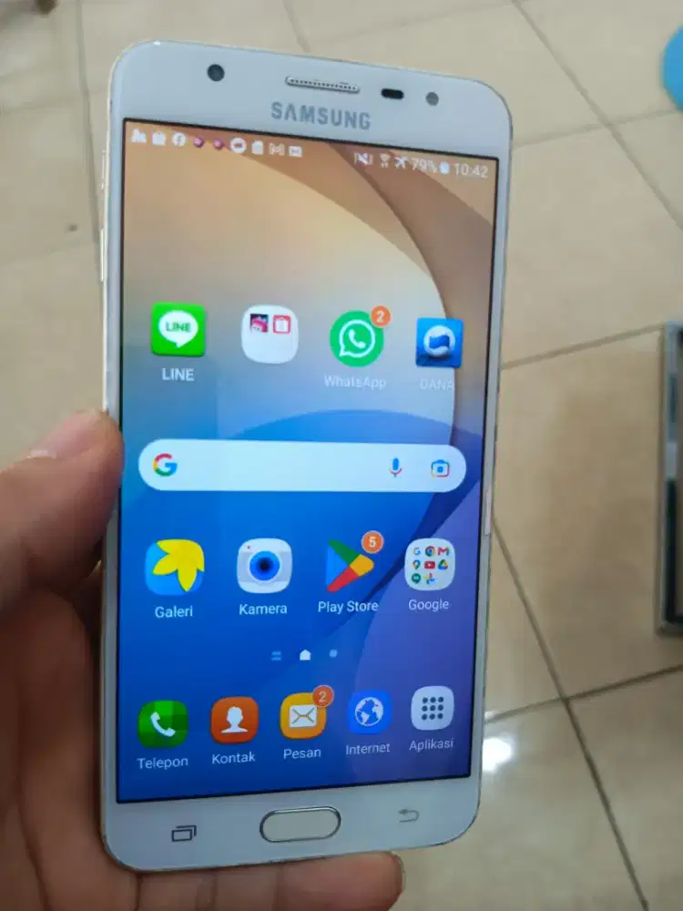 Samsung J7 Prime(32Gb/Ram3Gb/Finger)Golden Ponsel