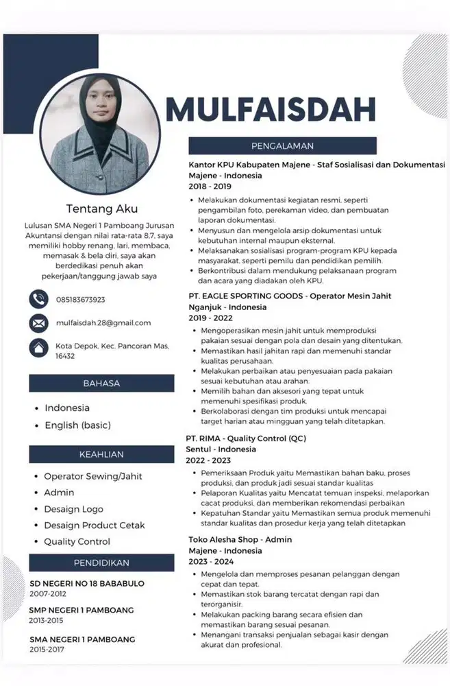 info lowongannya ka