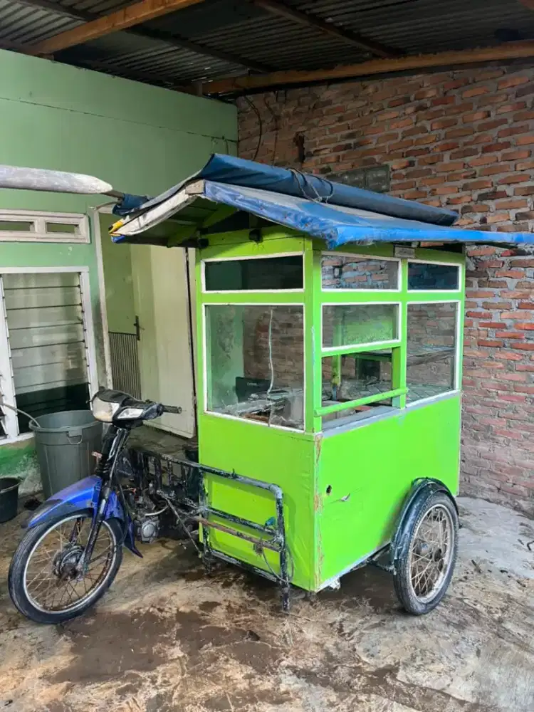 Jual becak untuk jualan
