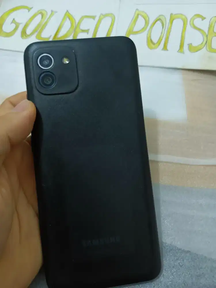 Samsung A03 64Gb/Ram4Gb.Ori.perfect#Golden ponsel