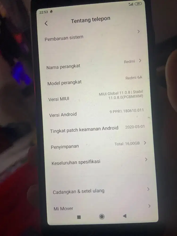 redmi 6a wifi an anak