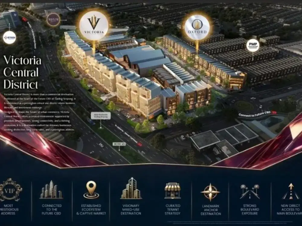 Victoria Business Loft di Kawasan Victoria Central District Paramount Gading Serpong