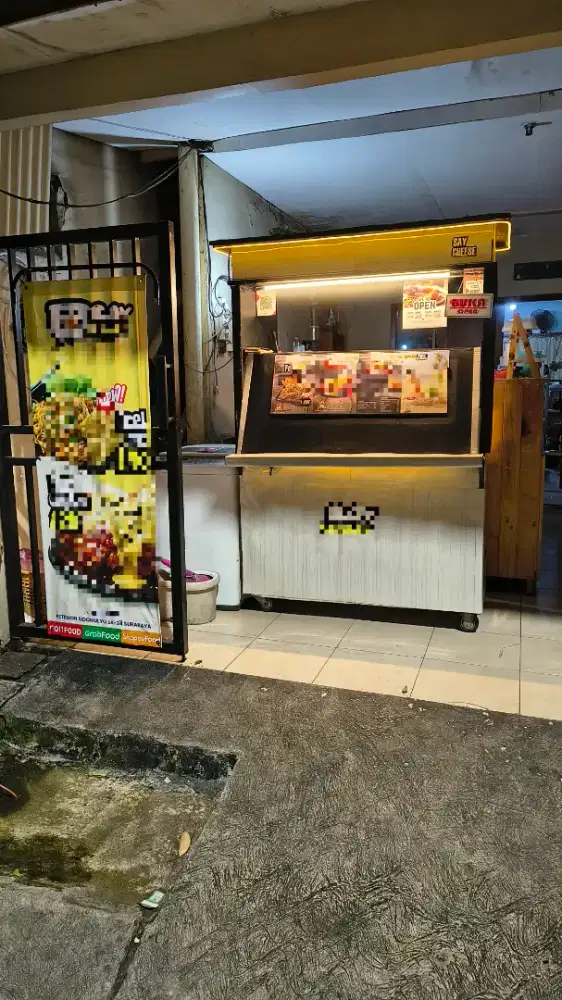 rombong booth jualan