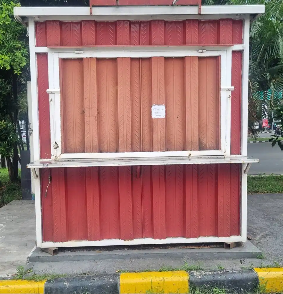 Dijual kontainer bekas toko kondisi siap pakai