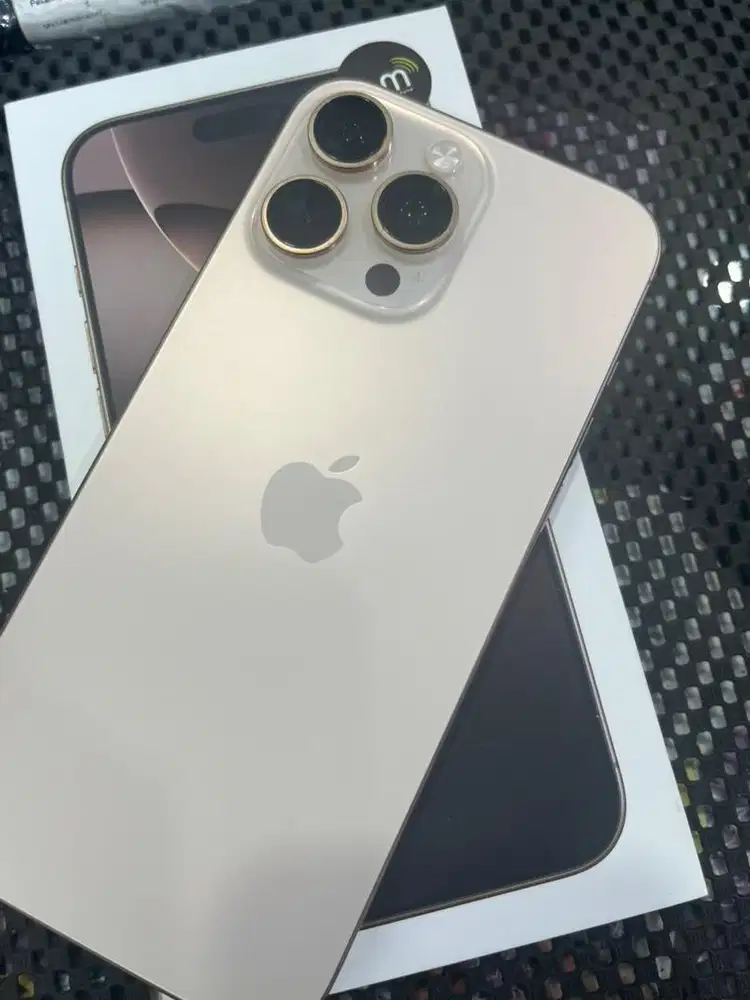 HP IPHONE 16 PROMAX 256GB EX IBOX BH 100% BAWAAN PABRIK MULUS LIKR NEW