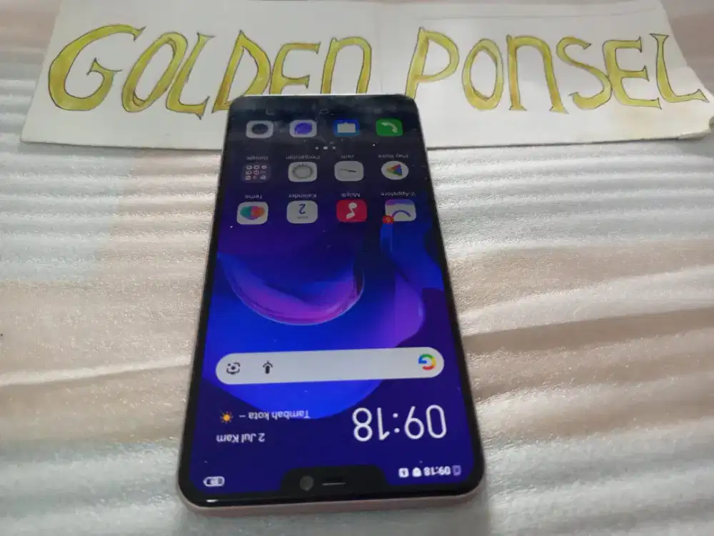 V9 Ori perfect. 64Gb/Ram4Gb#Golden ponsel