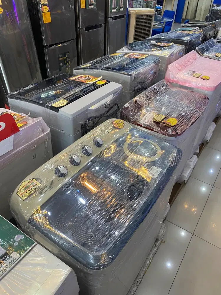 mesin cuci sharp 1 tabung dan 2 tabung