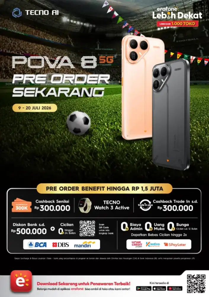 PRE-ORDER Tecno Pova 8 5G - Erafone
DANGDEUR RANCAEKEK