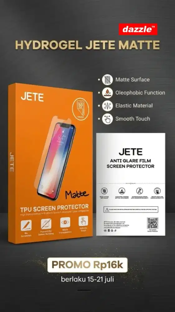 Hydrogel Jete Matte Privacy