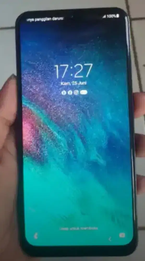 Samsung A50 4/64 gb sidik jari dilayar kamera ok