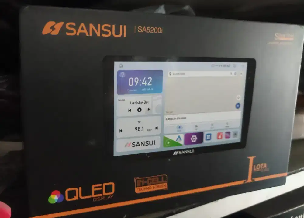 Tape android merk Sansui, ukuran layar layar 9in, ram 2/64, di dps