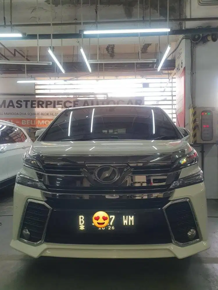Vellfire X Cbu 2015 KM Low Service Record Bebas Lakban Siap pakai