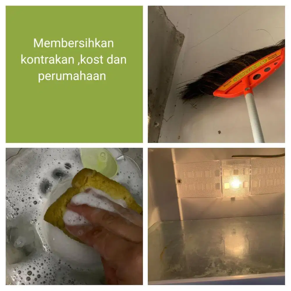 Jasa kebersihan kost an ,kontrakan ,office