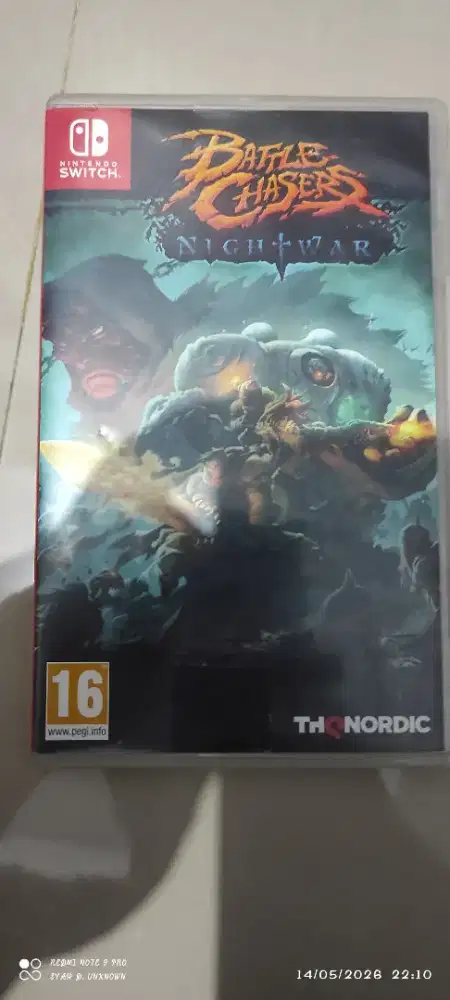 Catridge Kaset Nintendo Switch Battle Chasers Night War